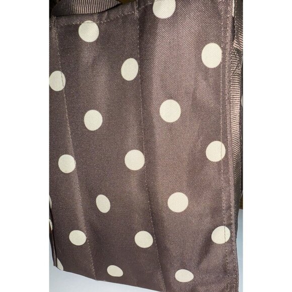 Reisenthel Bottle Carry Bag 9 Bottle Brown Polka Dots Strong Never Used - Picture 2 of 9